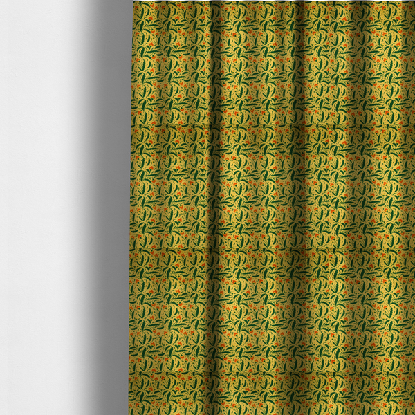 Golden Meadow Floral Upholstery Fabric DP-149 - Made To Measure Curtains