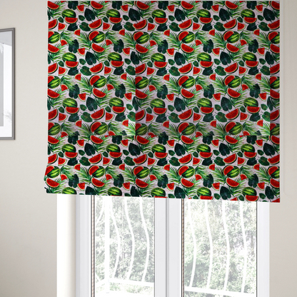 Watermelon Extravaganza Soft Velvet Upholstery Fabric DP-15 - Roman Blinds