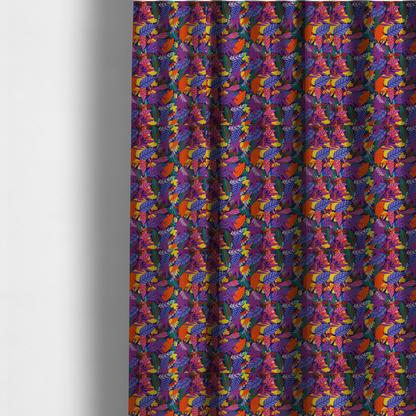 Electric Jungle Upholstery Fabric DP-150 - Made To Measure Curtains
