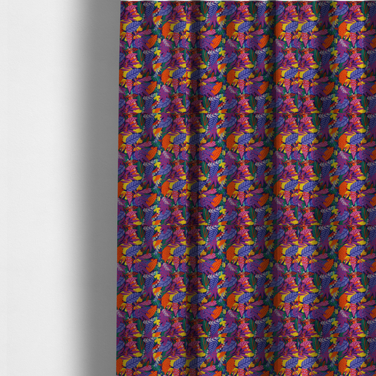 Electric Jungle Upholstery Fabric DP-150 - Made To Measure Curtains