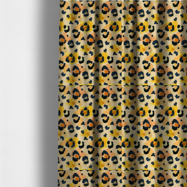 Saffron Savannah Spots Upholstery Fabric DP-152 - Made To Measure Curtains