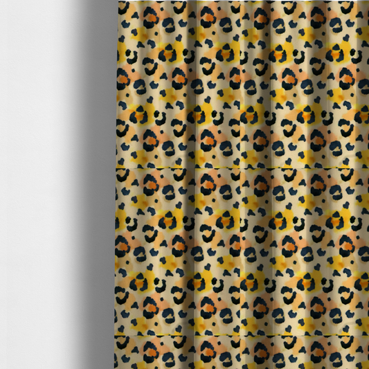 Saffron Savannah Spots Upholstery Fabric DP-152 - Made To Measure Curtains