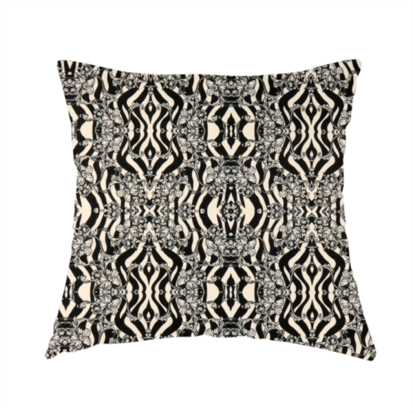 Midnight Damask Distortion Upholstery Fabric DP-154 - Handmade Cushions