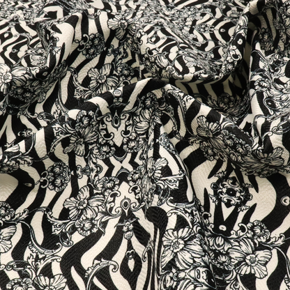 Midnight Damask Distortion Upholstery Fabric DP-154 - Roman Blinds