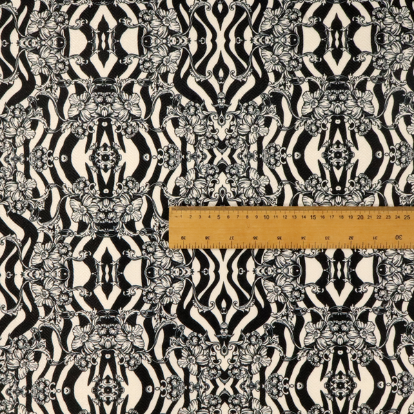 Midnight Damask Distortion Upholstery Fabric DP-154 - Roman Blinds