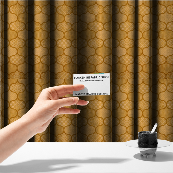 Art Deco Gilded Palace Upholstery Fabric DP-159 - Made To Measure Curtains