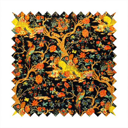 Maximalist Paradise Tree of Life Upholstery Fabric DP-16 - Handmade Cushions