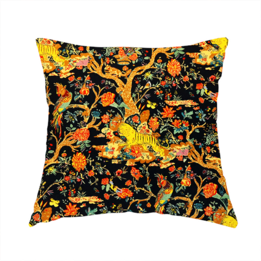 Maximalist Paradise Tree of Life Upholstery Fabric DP-16 - Handmade Cushions