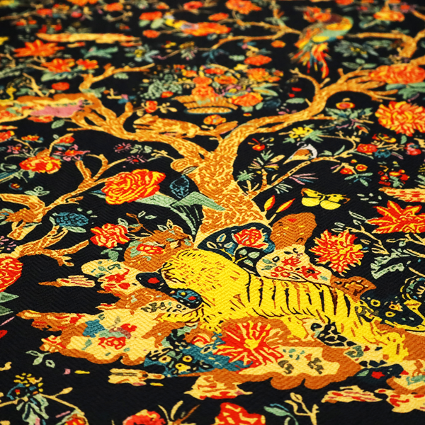 Maximalist Paradise Tree of Life Upholstery Fabric DP-16 - Handmade Cushions