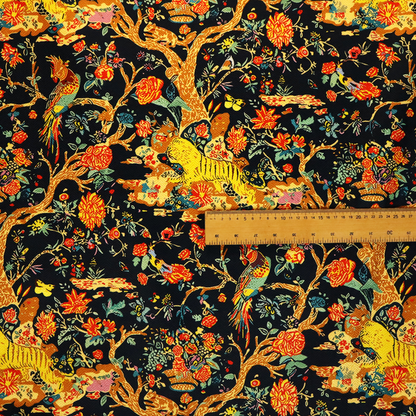 Maximalist Paradise Tree of Life Upholstery Fabric DP-16 - Handmade Cushions
