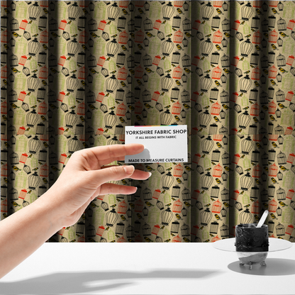 Free as a Bird Upholstery Fabric DP-163 - Made To Measure Curtains