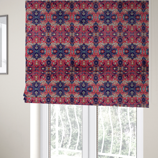 Crimson Jewel Box Upholstery Fabric DP-164 - Roman Blinds