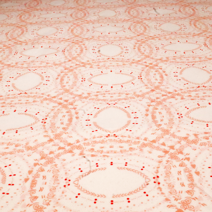 Dusty Rose Dot Work Upholstery Fabric DP-165 - Roman Blinds