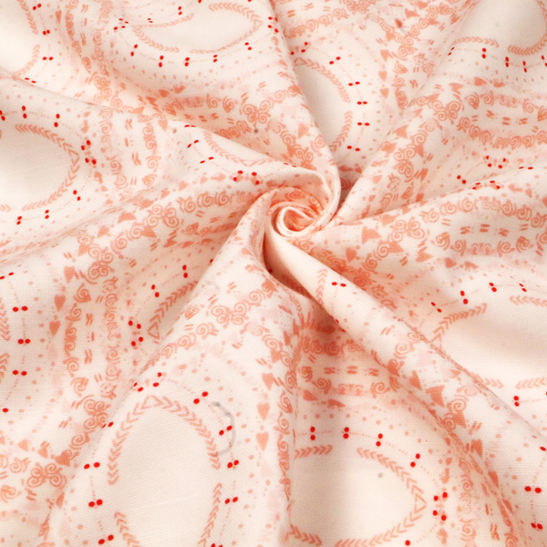 Dusty Rose Dot Work Upholstery Fabric DP-165 - Roman Blinds