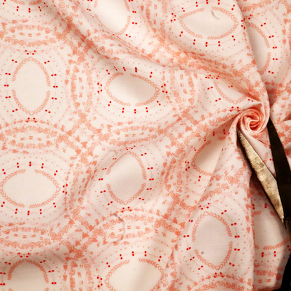 Dusty Rose Dot Work Upholstery Fabric DP-165 - Roman Blinds