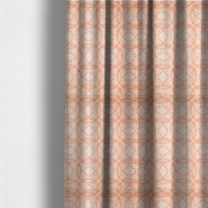 Dusty Rose Dot Work Upholstery Fabric DP-165 - Made To Measure Curtains