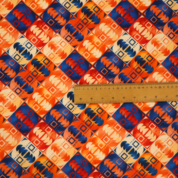 Kaleidoscope Sunset Upholstery Fabric DP-166 - Handmade Cushions