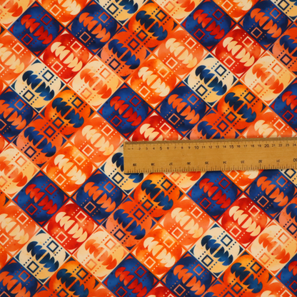 Kaleidoscope Sunset Upholstery Fabric DP-166 - Handmade Cushions