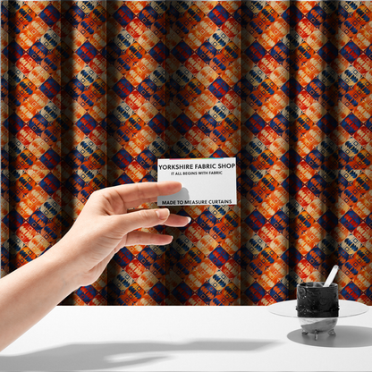 Kaleidoscope Sunset Upholstery Fabric DP-166 - Made To Measure Curtains