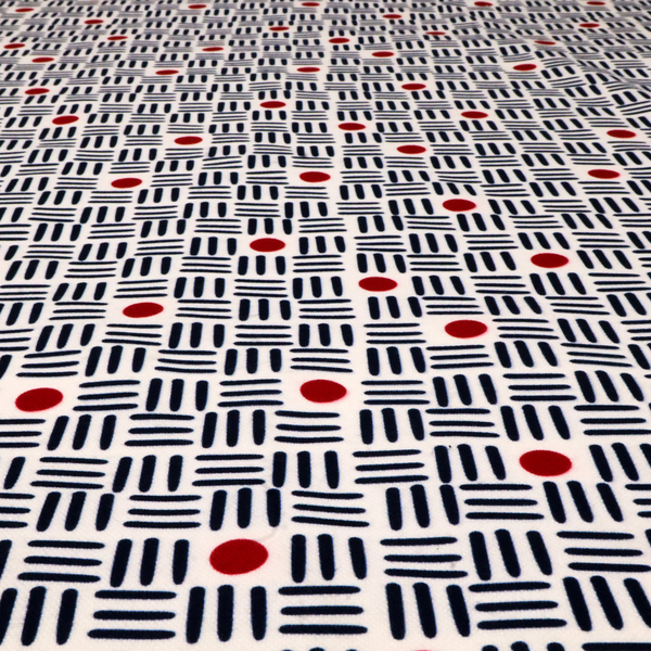 The Modernist's Dot Grid Upholstery Fabric DP-169 - Roman Blinds