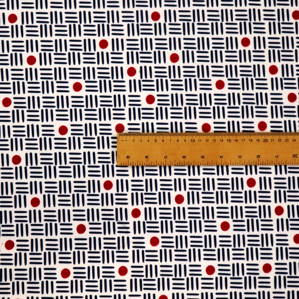 The Modernist's Dot Grid Upholstery Fabric DP-169 - Roman Blinds