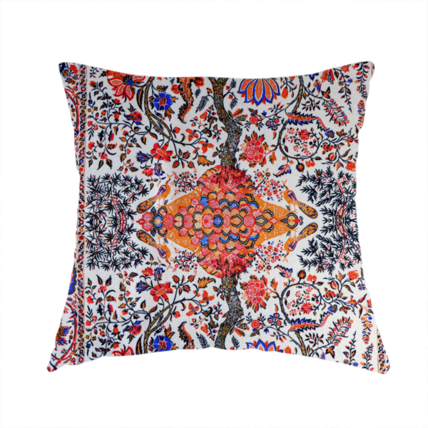 Grand Symmetrical Botanical Upholstery Fabric DP-17 - Handmade Cushions