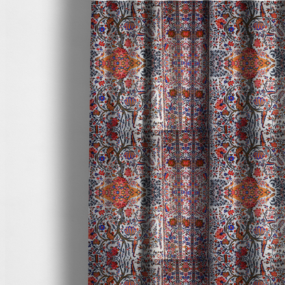 Grand Symmetrical Botanical Upholstery Fabric DP-17 - Made To Measure Curtains