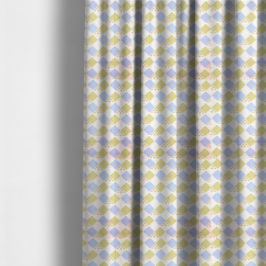 Candy-Coated Chevron Dreams Upholstery Fabric DP-170 - Made To Measure Curtains