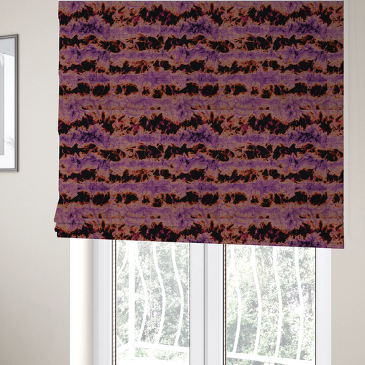 Violet Inkscape Horizon Upholstery Fabric DP-172 - Roman Blinds
