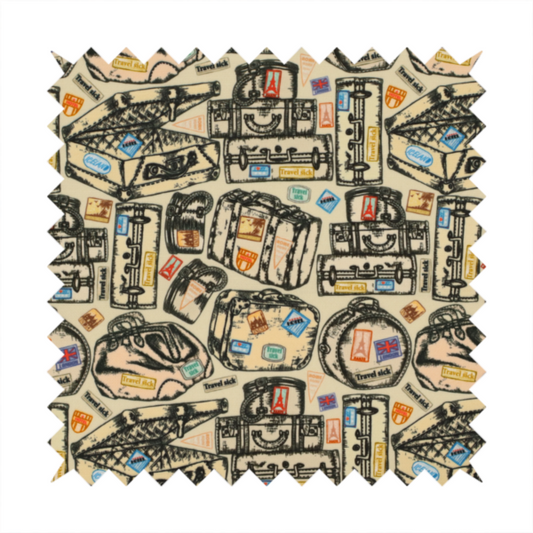 Tales of Travel Upholstery Fabric DP-173