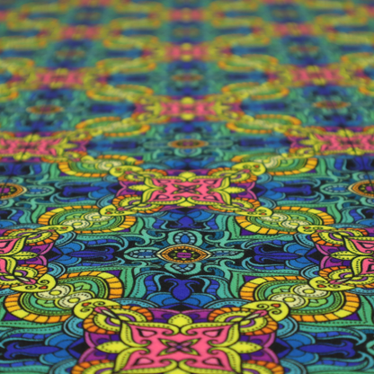 Stained Glass Prism Upholstery Fabric DP-174