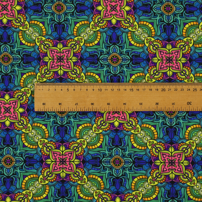 Stained Glass Prism Upholstery Fabric DP-174