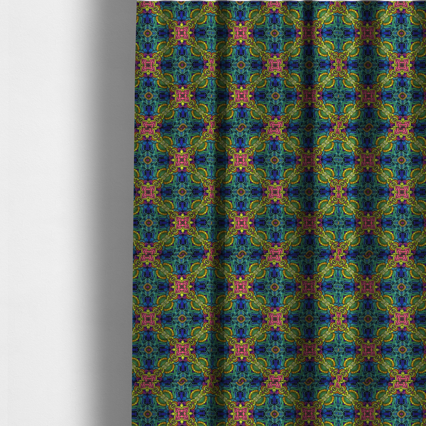 Stained Glass Prism Upholstery Fabric DP-174 - Made To Measure Curtains