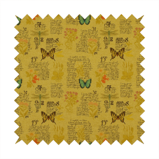 Honeyed Butterfly Memoirs Upholstery Fabric DP-175