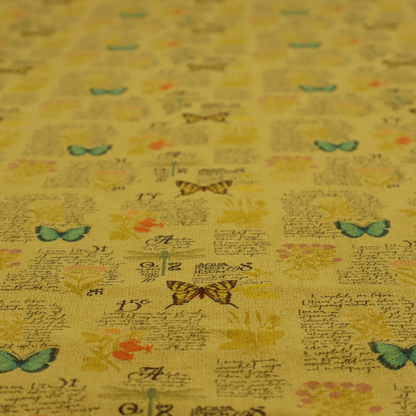Honeyed Butterfly Memoirs Upholstery Fabric DP-175