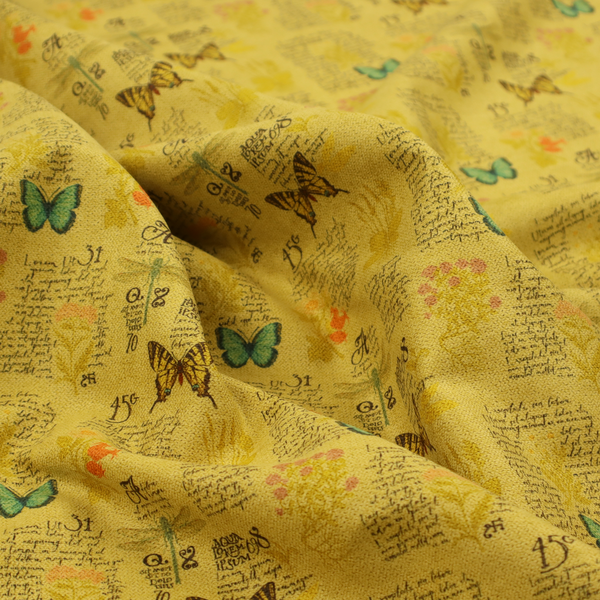Honeyed Butterfly Memoirs Upholstery Fabric DP-175