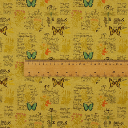 Honeyed Butterfly Memoirs Upholstery Fabric DP-175