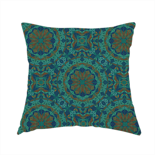 The Marrakesh Midnight Medallion Upholstery Fabric DP-176 - Handmade Cushions