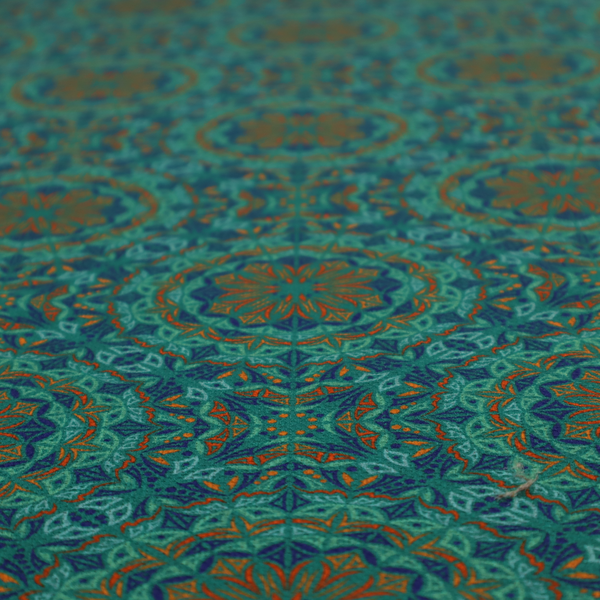The Marrakesh Midnight Medallion Upholstery Fabric DP-176