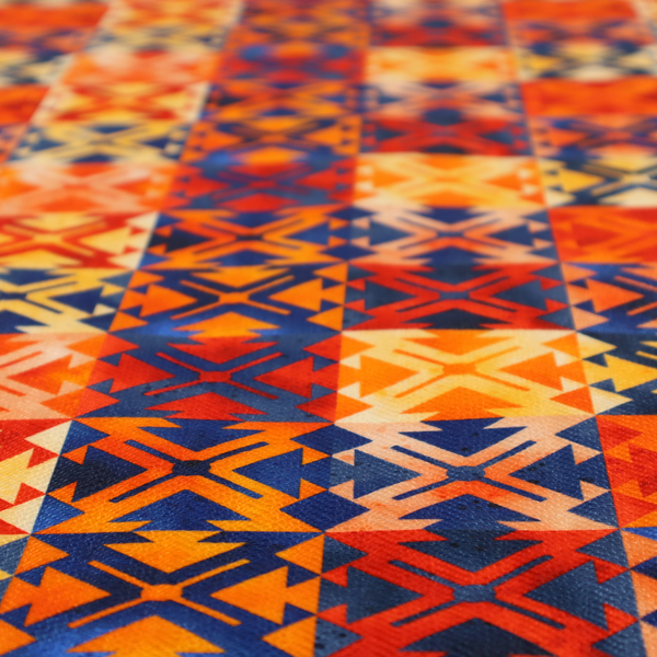 Shattered Sunset Prism Upholstery Fabric DP-177 - Roman Blinds