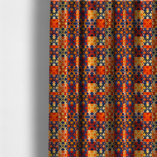 Shattered Sunset Prism Upholstery Fabric DP-177 - Made To Measure Curtains