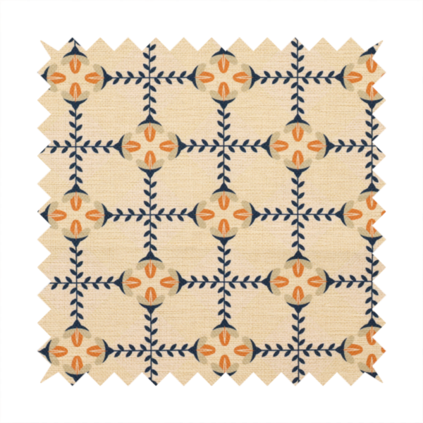 The Heritage Orchard Grid Upholstery Fabric DP-181