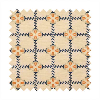 The Heritage Orchard Grid Upholstery Fabric DP-181