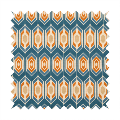1960s Retro-Geometric Column Upholstery Fabric DP-182