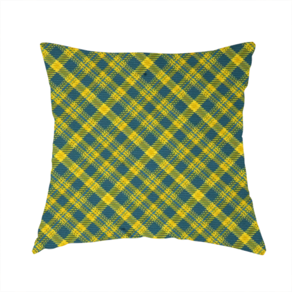 Honeycomb Harvest Plaid Upholstery Fabric DP-185 - Handmade Cushions
