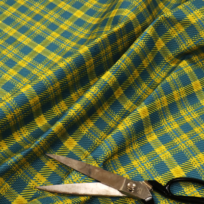 Honeycomb Harvest Plaid Upholstery Fabric DP-185 - Made To Measure Curtains