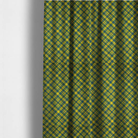 Honeycomb Harvest Plaid Upholstery Fabric DP-185 - Made To Measure Curtains