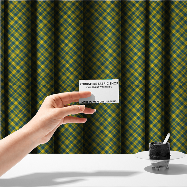 Honeycomb Harvest Plaid Upholstery Fabric DP-185 - Made To Measure Curtains