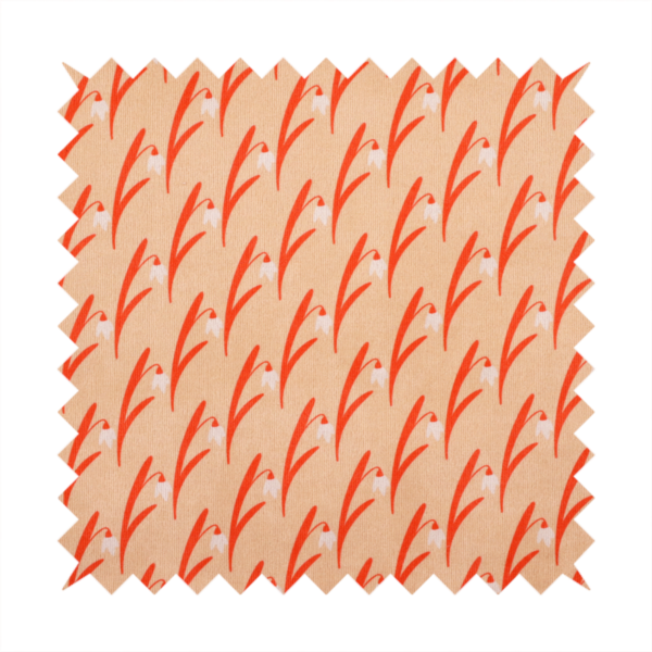 Apricot Snowdrop Serenade Upholstery Fabric DP-187