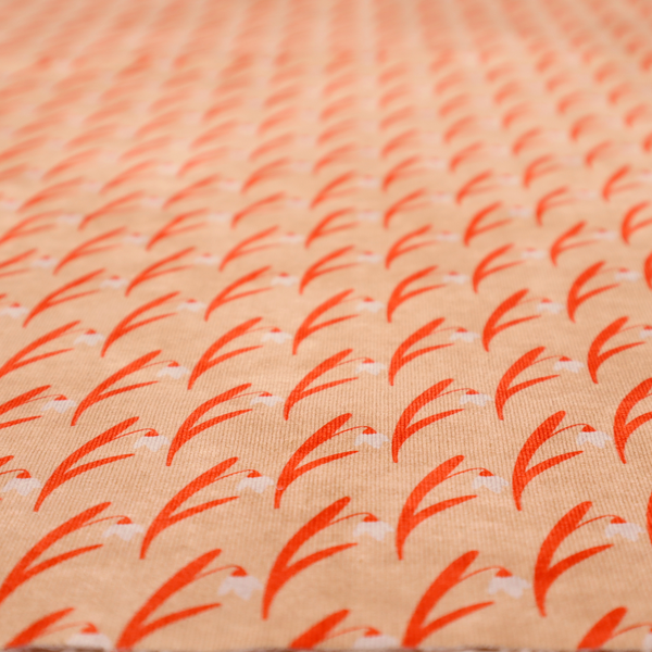 Apricot Snowdrop Serenade Upholstery Fabric DP-187